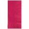 Touch Of Color 4" x 8" Hot Magenta Pink Dinner Napkins 600 PK 67177B - alternate 1